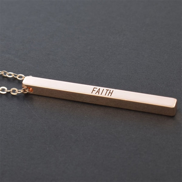 Quote Bar Necklaces