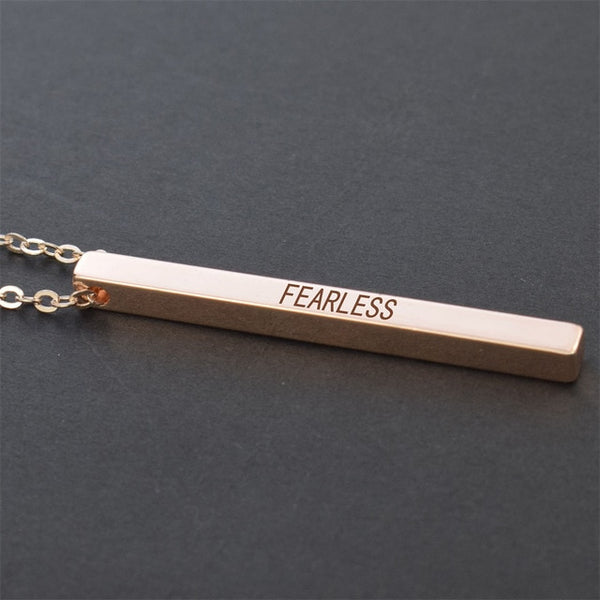 Quote Bar Necklaces
