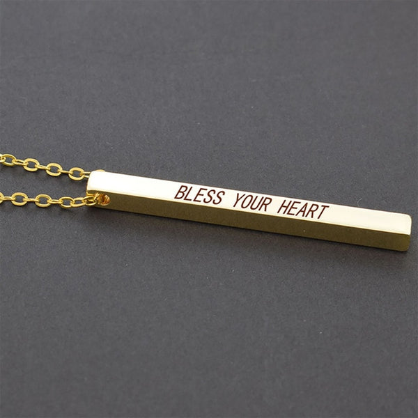 Quote Bar Necklaces