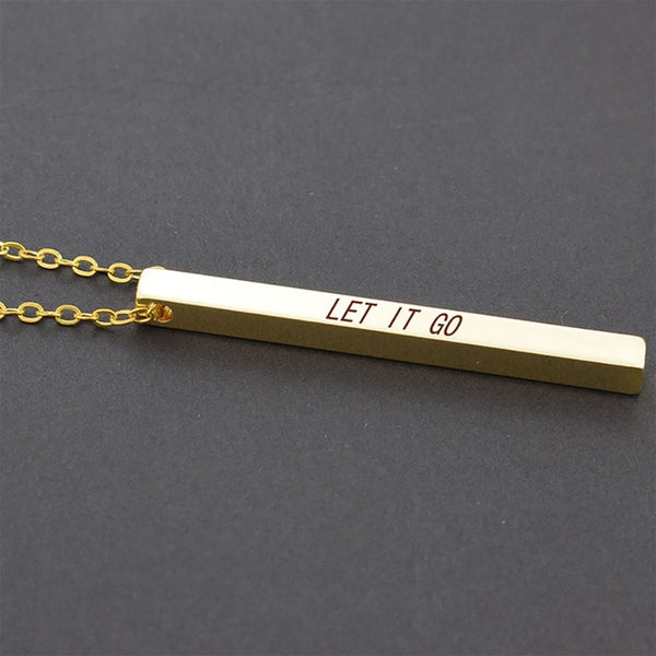 Quote Bar Necklaces