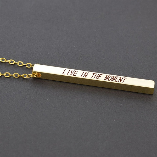 Quote Bar Necklaces