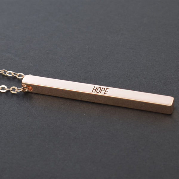 Quote Bar Necklaces