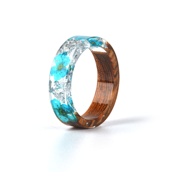 Handmade Wood Resin Ring