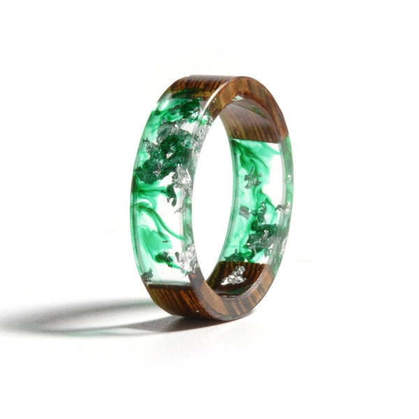 Handmade Wood Resin Ring