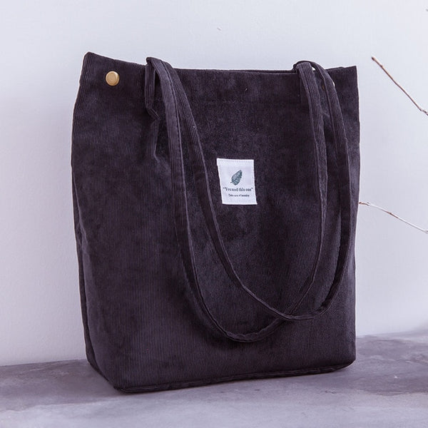 Corduroy Shopping Bag