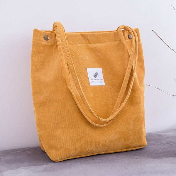 Corduroy Shopping Bag