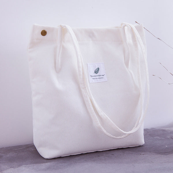 Corduroy Shopping Bag