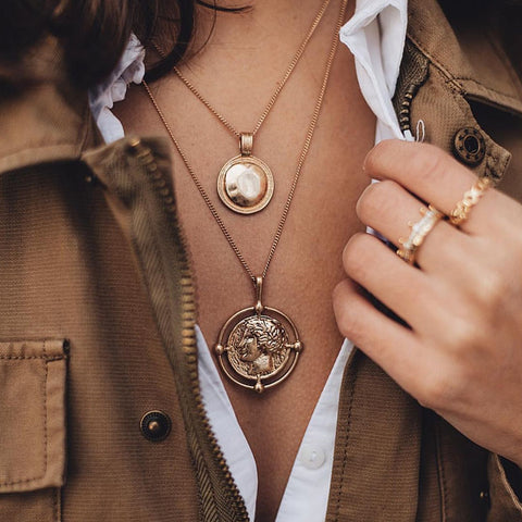 Gold-Silver Bohemian Necklaces