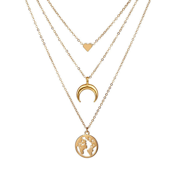Gold-Silver Bohemian Necklaces