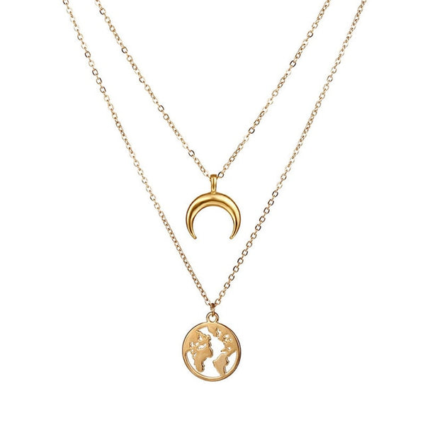 Gold-Silver Bohemian Necklaces