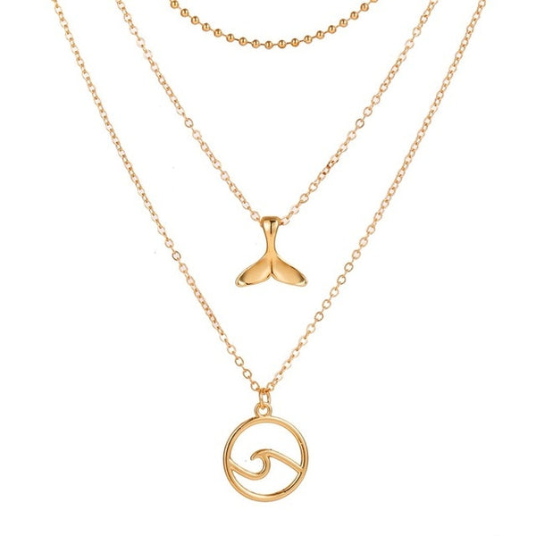 Gold-Silver Bohemian Necklaces