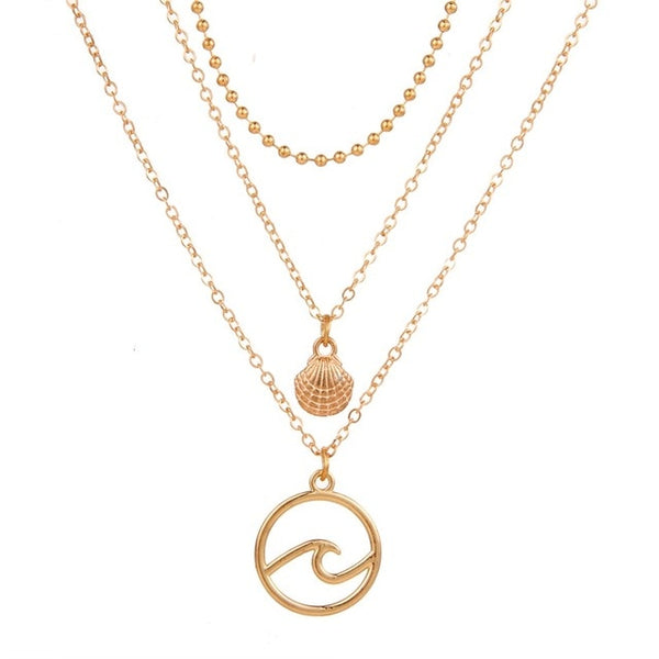 Gold-Silver Bohemian Necklaces