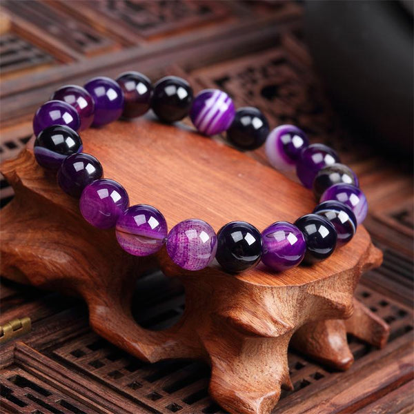 Natural Stone Bead Bracelet