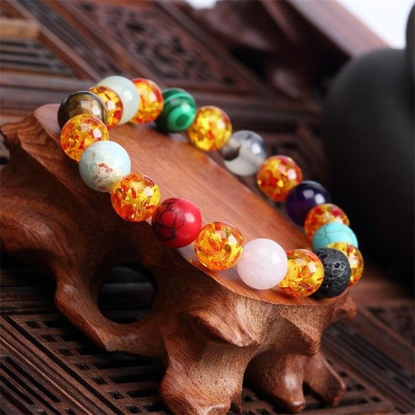 Natural Stone Bead Bracelet