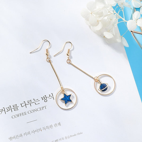 Blue Universe Earrings