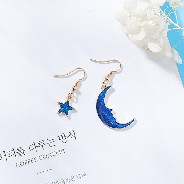 Blue Universe Earrings