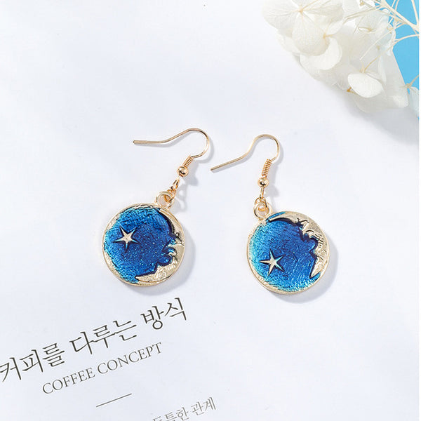 Blue Universe Earrings