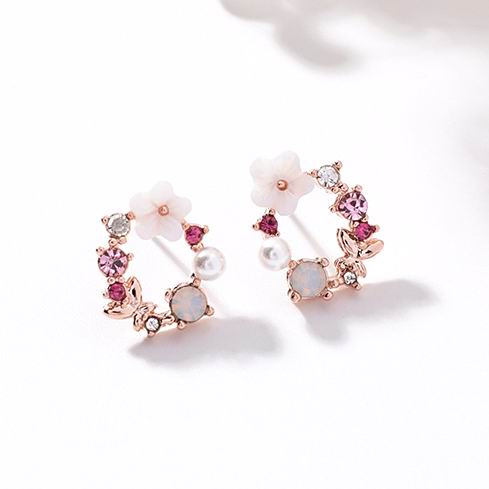 Colorful Rhinestone Earrings