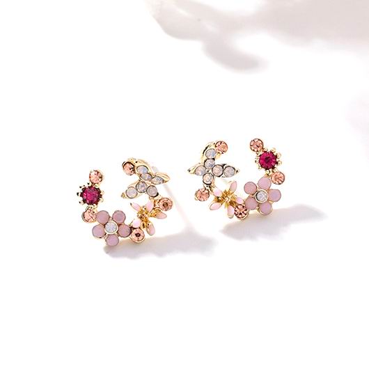 Colorful Rhinestone Earrings