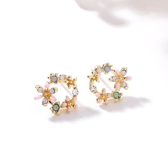 Colorful Rhinestone Earrings