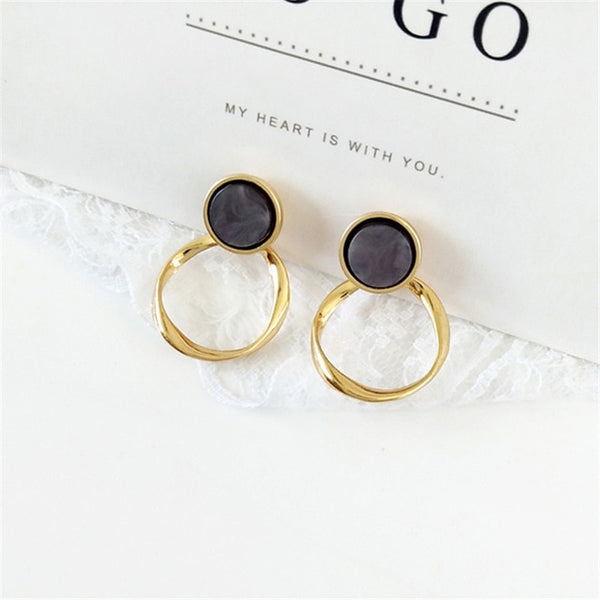 Ring Resin Earring