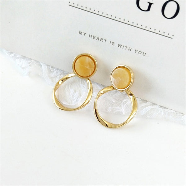 Ring Resin Earring