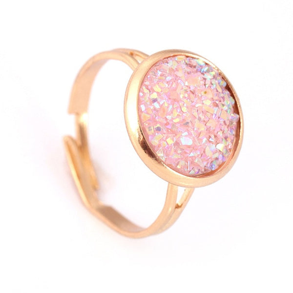 Druzy Stone Rings