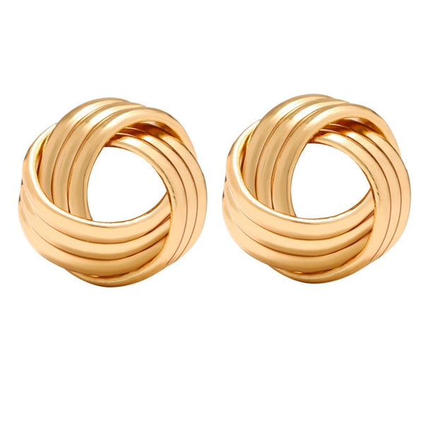 Minimalist Knot Earrings