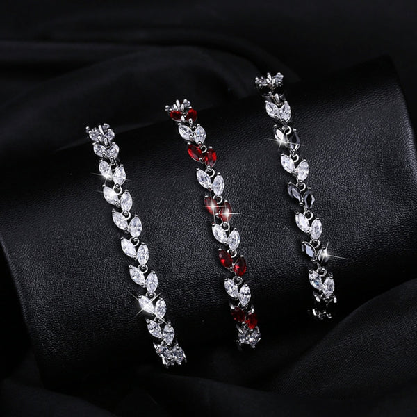 Leaf Crystal Bracelet