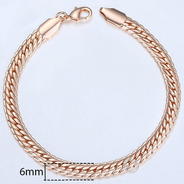 20cm Rose Gold Bracelet