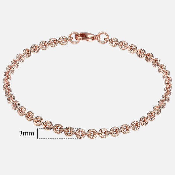 20cm Rose Gold Bracelet