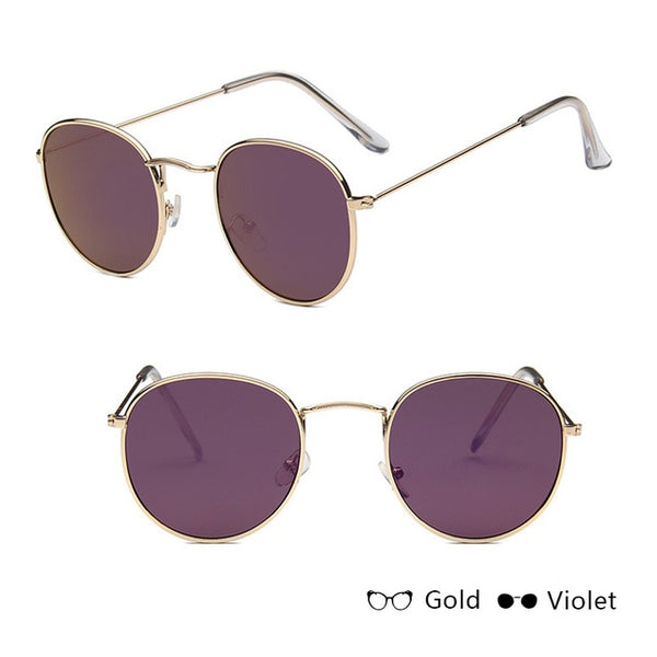 Small Frame Round Sunglasses