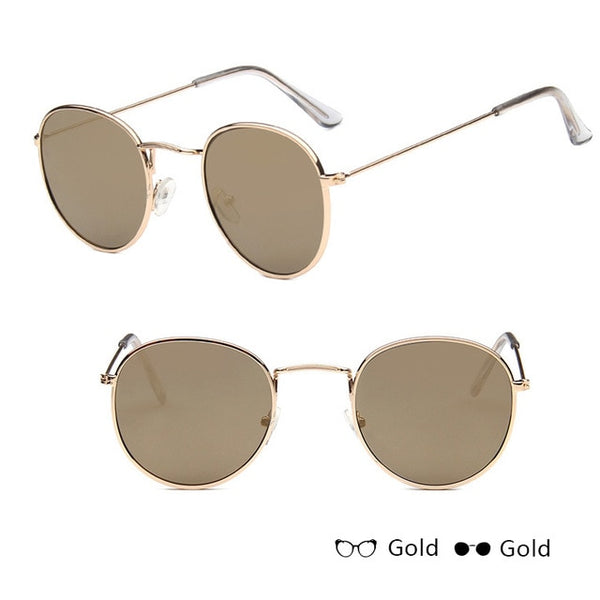 Small Frame Round Sunglasses