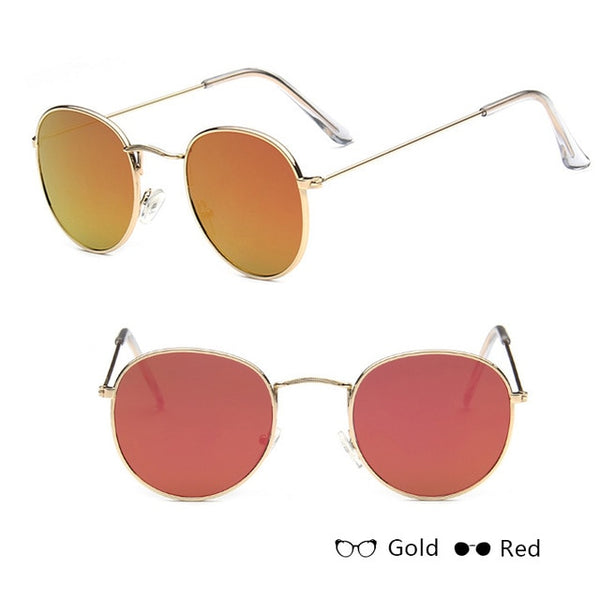 Small Frame Round Sunglasses