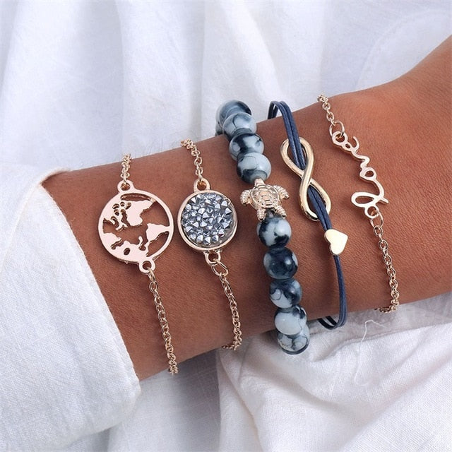 4 Pcs/Set Arrow Knot Bracelet