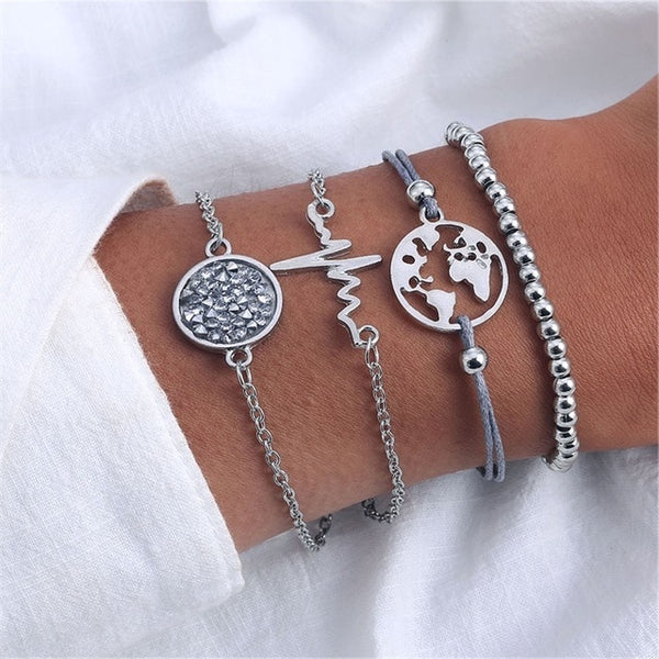 4 Pcs/Set Arrow Knot Bracelet