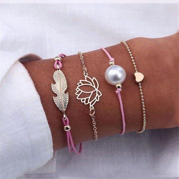 4 Pcs/Set Arrow Knot Bracelet