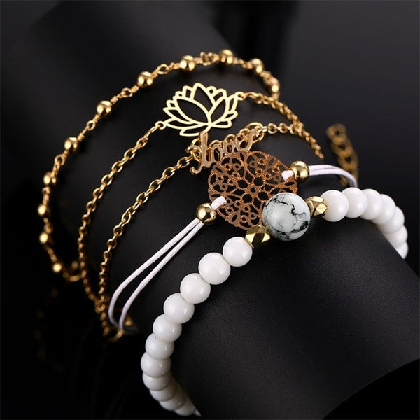 4 Pcs/Set Arrow Knot Bracelet