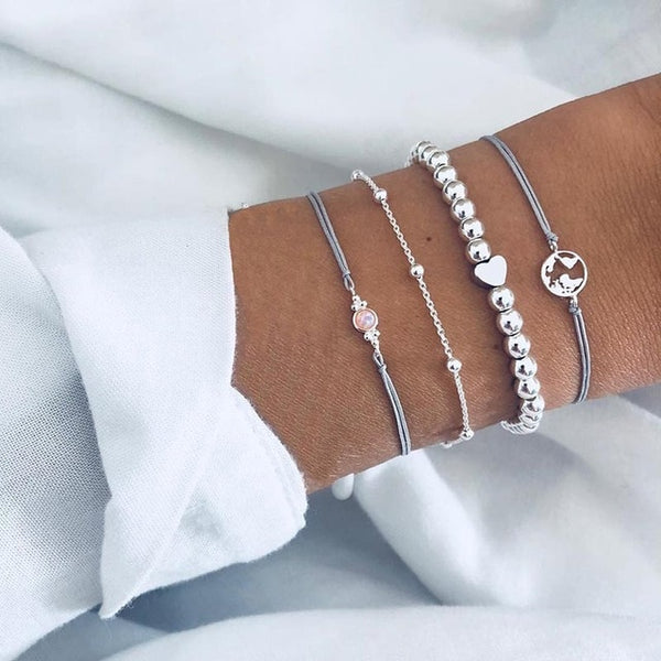 Marble Stone Bracelet Sets