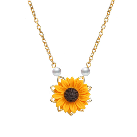 Sunflower Necklace