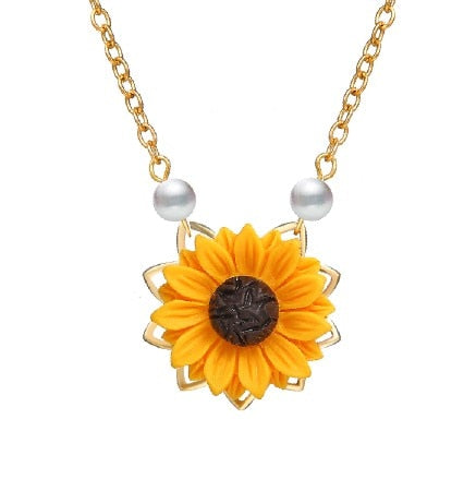 Sunflower Necklace